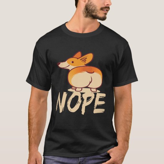 17 Nein - Corgi T-Shirt (Vorderseite)