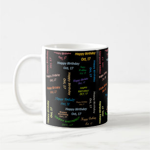 17. Oktober Geburtstags-Tasse Kaffeetasse
