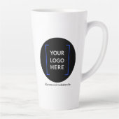 17 oz Custom Tall Latte Tasse mit Logo No Minimum (Rechts)