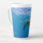 17 Oz. Hawaiian Green Sea Turtle "Honu" XL Kaffee Milchtasse (Linke Ecke)