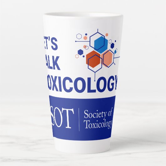 17 oz Späte Tasse-Let's Talk Toxicology Milchtasse (Vorderseite)