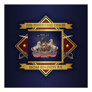 17. Pennsylvania-Kavallerie Poster