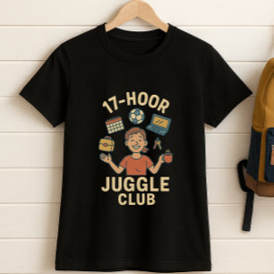 17-Stunden Juggle Club - Funny School Programm Mam T-Shirt