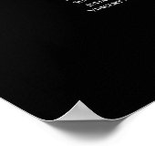 17 Tabelle Silver Frills Black Wedding Seating Cha Poster (Ecke)