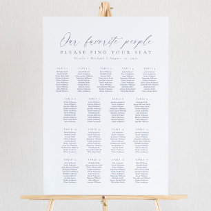 17 Tabellen Unsere Lieblingssitzkarte Poster