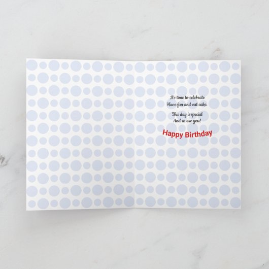 17 th Birthday add name circles pattern Karte (Innenseite)