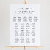 17 Tische Finden Sie Ihre Sitzplakette Poster