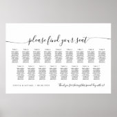 17 Tische für moderne Sitze Poster (Vorne)