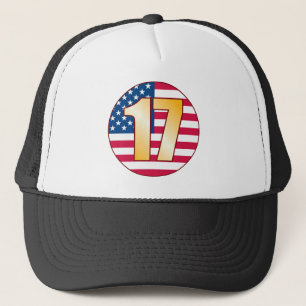 17 USA-Gold Truckerkappe