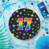 17. Veranstaltung: Bold, Fun, Colorful Rainbow 17 Pappteller (Party)