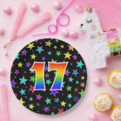 17. Veranstaltung: Bold, Fun, Colorful Rainbow 17 Pappteller (Party)