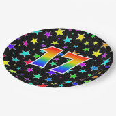 17. Veranstaltung: Bold, Fun, Colorful Rainbow 17 Pappteller (Schrägansicht)