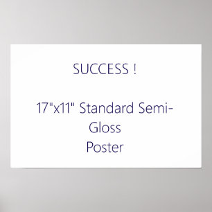 17"x11" Standard-Hochglanzposter Poster
