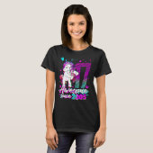 17 Years Old Unicorn Flossing 17th Birthday Unicor T-Shirt (Vorne ganz)