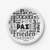 17-Zoll-Schreibtischsprachen Pappteller (Vorderseite)