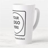17oz Custom Logo Tall Latte No Min Promo mug Milchtasse (Rechte Ecke)