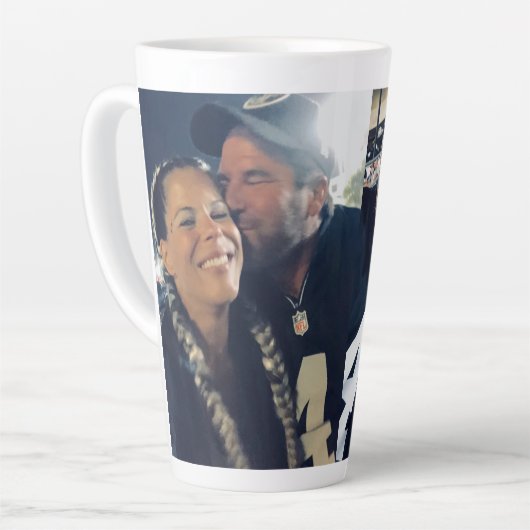17oz Latte Liebe Custom Foto Tasse by Zazz_it (Linke Ecke)