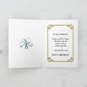 17th birthday card with flowers karte (Innenseite)