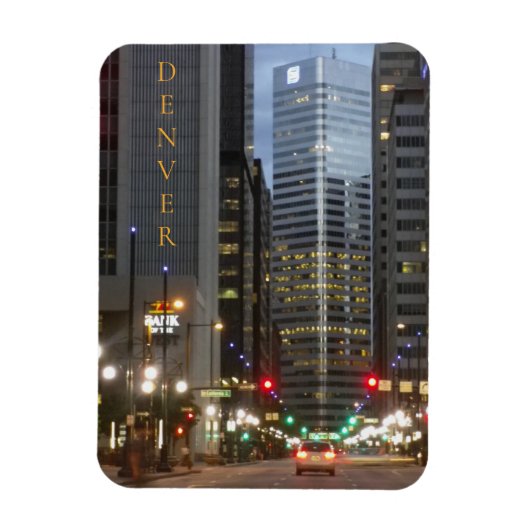 17th Street Downtown Denver Colorado Magnet (Vertikal)
