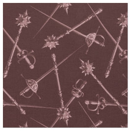 1800-er-Melee-Waffen, Burgund Stoff