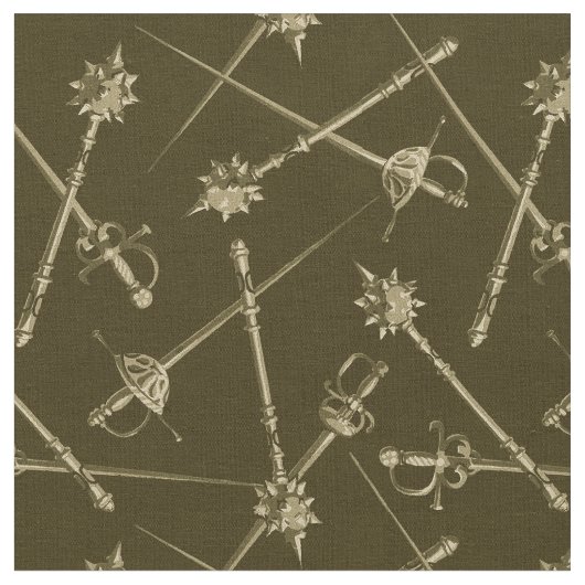 1800-er-Melee-Waffen, Sepia Stoff (Nahaufnahme)