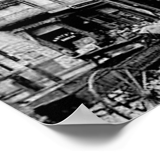 1800er Scranton Pa. Poster (Ecke)