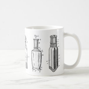 1800s antike Flaschen-Kaffee-Tasse Kaffeetasse