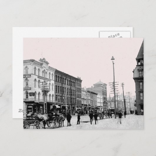 1800's Scranton PA. Postkarte (Vorne/Hinten)