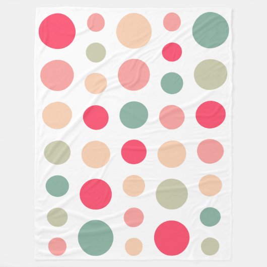 180115 - Farben 01 - auf Weiß Fleecedecke (Vorderseite)