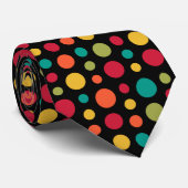 180115 - Farben 02 - auf Schwarz Krawatte (Gerollt)