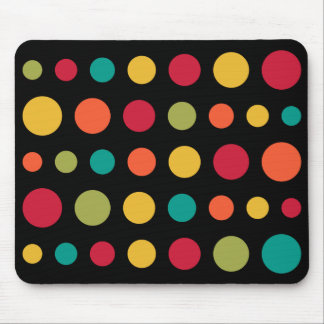180115 - Farben 02 - auf Schwarz Mousepad