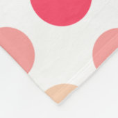 180115 v2 - Farben 01 - auf Weiß Fleecedecke (Ecke)