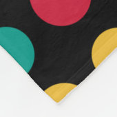 180115 v2 - Farben 02 - auf Schwarz Fleecedecke (Ecke)