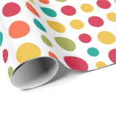 180115 v2 - Farben 02 - auf Weiß Geschenkpapier (Rolleneckpunkt)