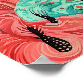 1801 Cosmic Surrealist Dreamscape Poster (Ecke)