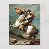 1801 Napoleon durch die Alpen, Jacques-Louis Dav Postkarte (Vorderseite)