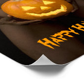 18027 Glückliches Halloween-Poster Poster (Ecke)