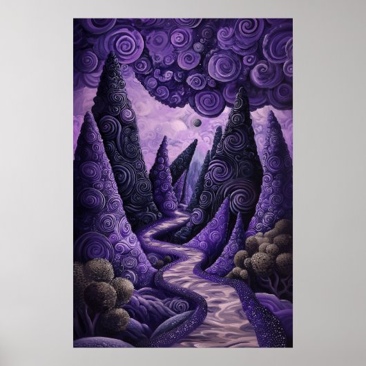 1802 Cosmic Surrealist Dreamscape Poster (Vorne)