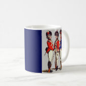 1803 Londoner Freiwilligensoldaten drucken Kaffeetasse (VorderseiteRechts)