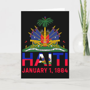 1804 Haiti Insel Süß Haiti Unabhängigkeitstag Karte