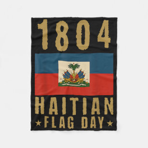 1804 Haitianischer Flaggentag Haitianischer Pride Fleecedecke
