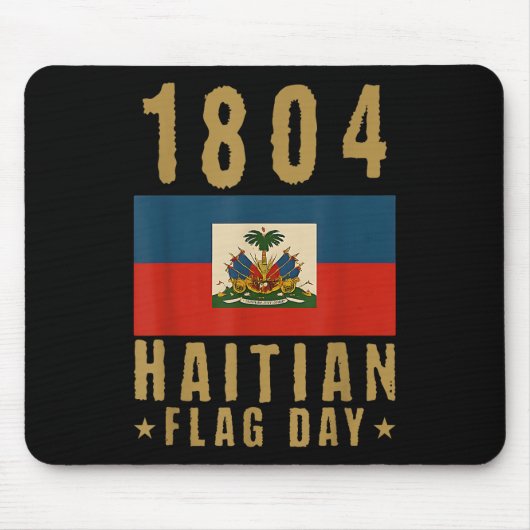1804 Haitianischer Flaggentag Haitianischer Pride Mousepad (Vorne)
