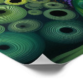 1805 Cosmic Surrealist Dreamscape Poster (Ecke)