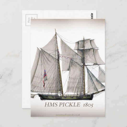 1805 Pickle Postkarte (Vorne/Hinten)