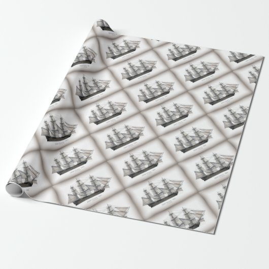 1805 Victory-Schiff Geschenkpapier (Ungerollt)