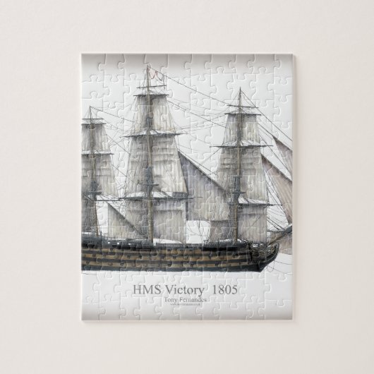1805 Victory-Schiff Puzzle (Vertikal)