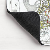 1806 Karte - La Republique Batave Mousepad (Ecke)