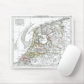 1806 Karte - La Republique Batave Mousepad (Mit Mouse)