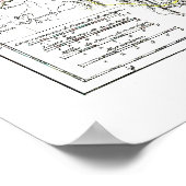 1806 Karte - La Suisse Poster (Ecke)