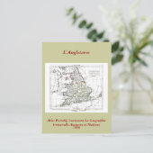 1806 Karte - L'Angleterre (Stehend Vorderseite)